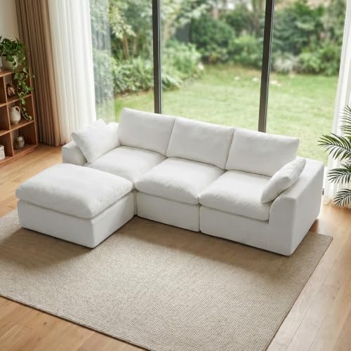 LEELOOMOO 108" Boneless Cloud Modular Sectional
