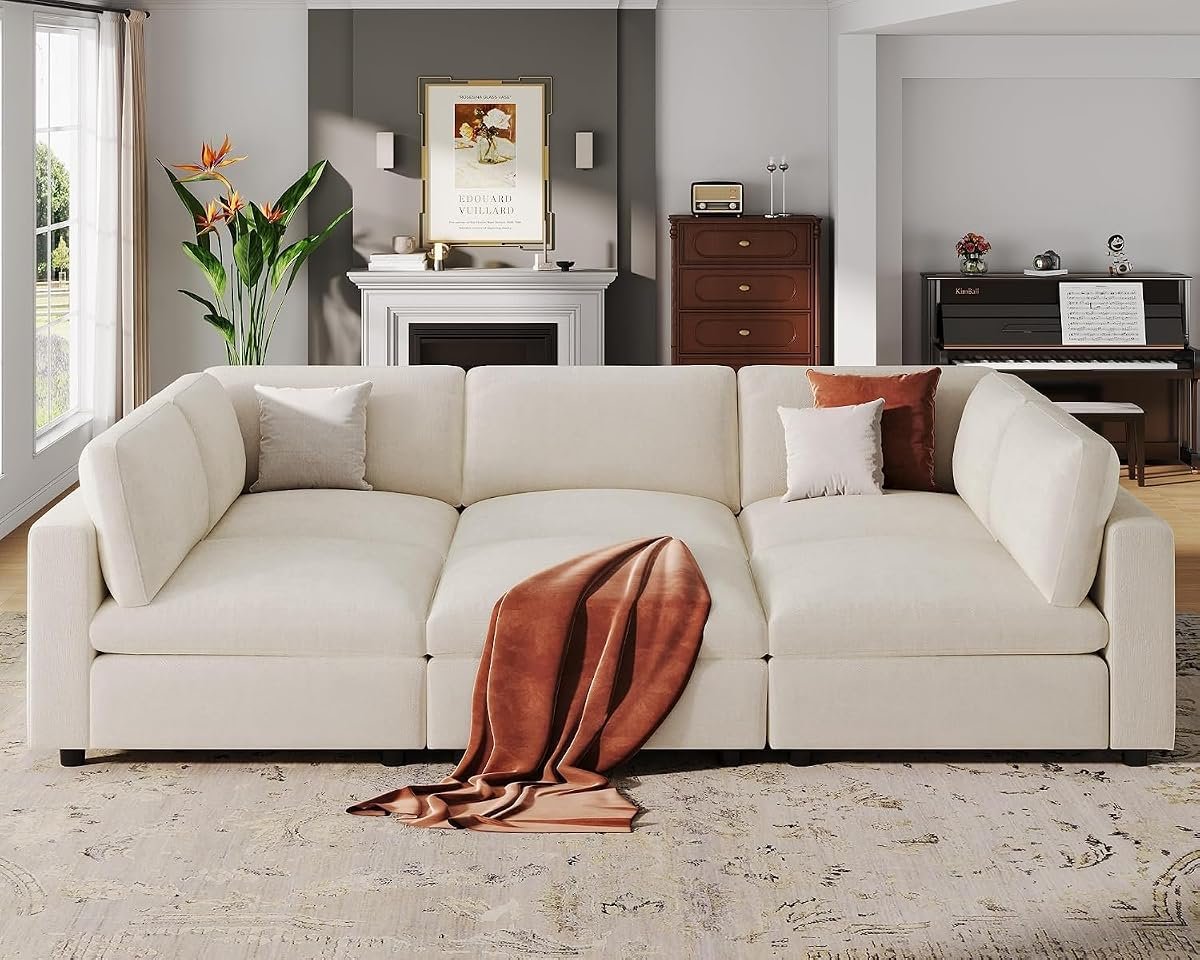 VANOMi 96" Modular Cloud Sleeper Sectional (6-Seat)