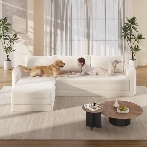 Vesgantti 110" 6-in-1 Convertible Cloud Sofa Bed
