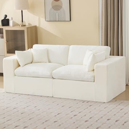 WUTUTUEE 83" Cloud Boneless Modular Sofa (2-Seat)